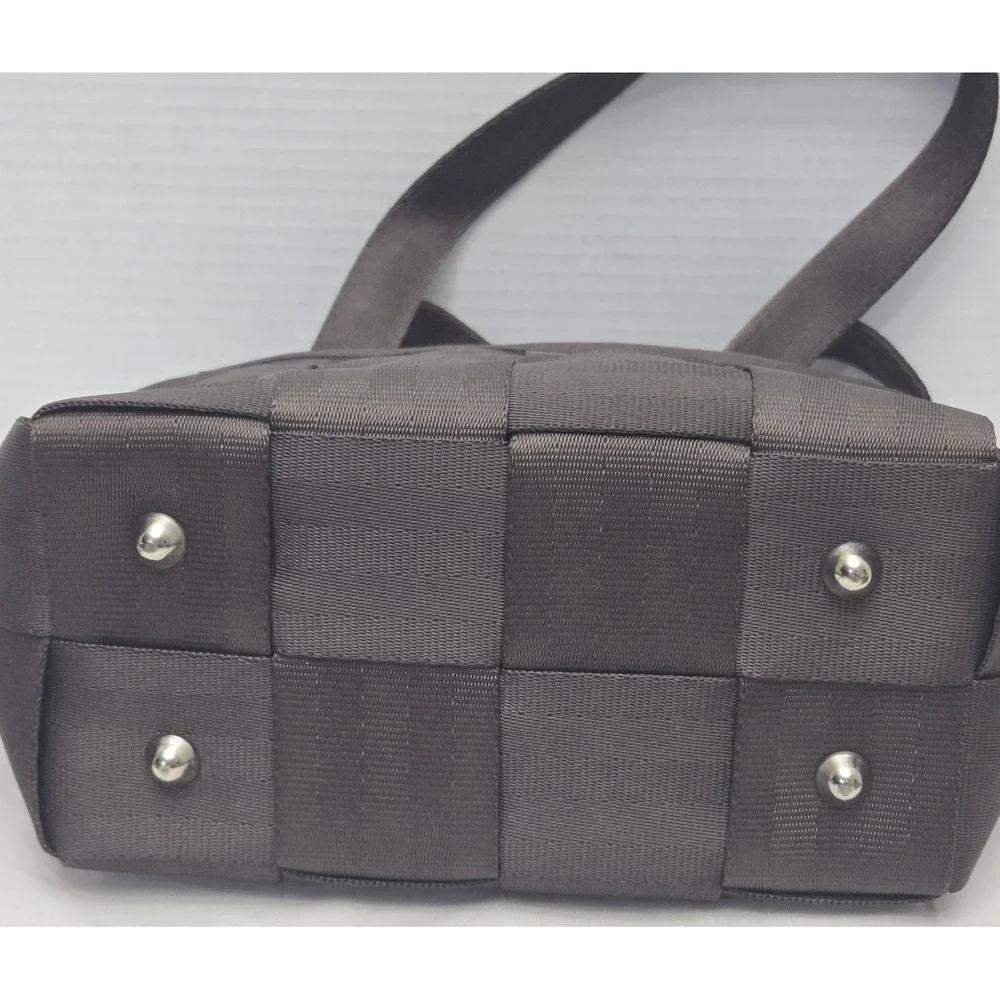 Harveys Original Seatbelt Bag Classic Woven Medium Tote Espresso Choc Brown